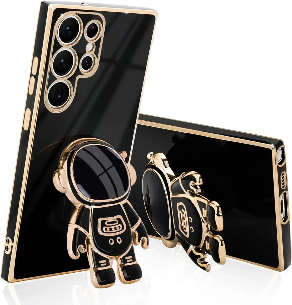 Telefoonhoesje met Astronaut Standaard voor Samsung Galaxy - TPU Beschermhoes met Universele Standaard