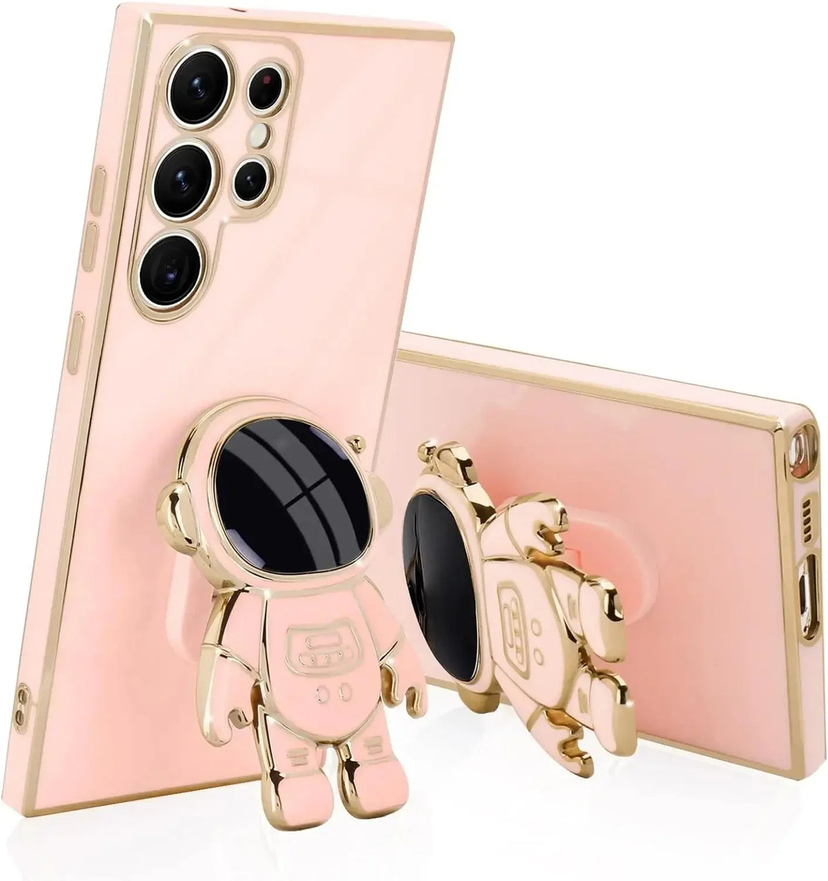 Telefoonhoesje met Astronaut Standaard voor Samsung Galaxy - TPU Beschermhoes met Universele Standaard