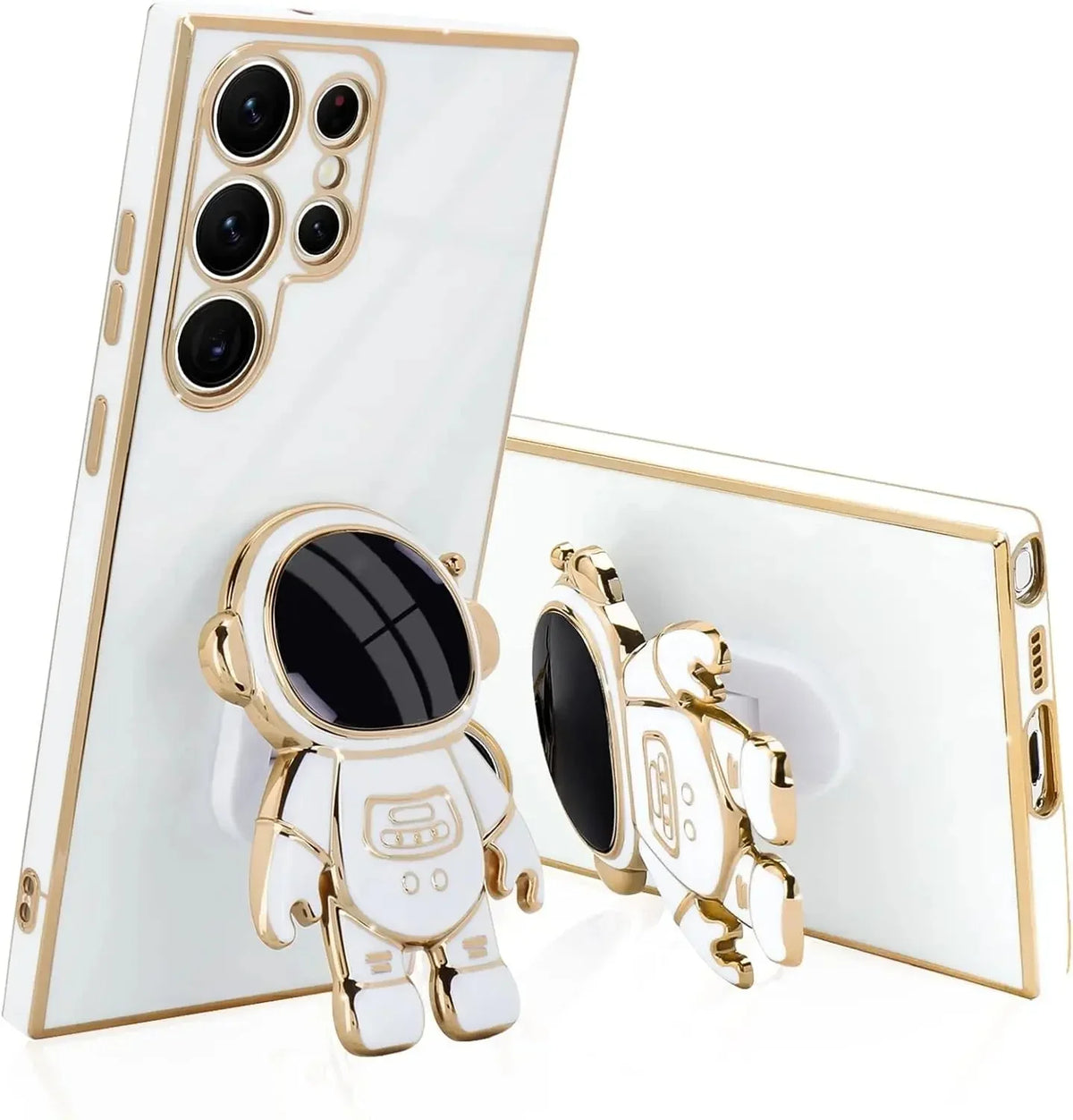 Telefoonhoesje met Astronaut Standaard voor Samsung Galaxy - TPU Beschermhoes met Universele Standaard