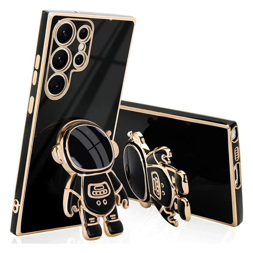 Telefoonhoesje met Astronaut Standaard voor Samsung Galaxy - TPU Beschermhoes met Universele Standaard