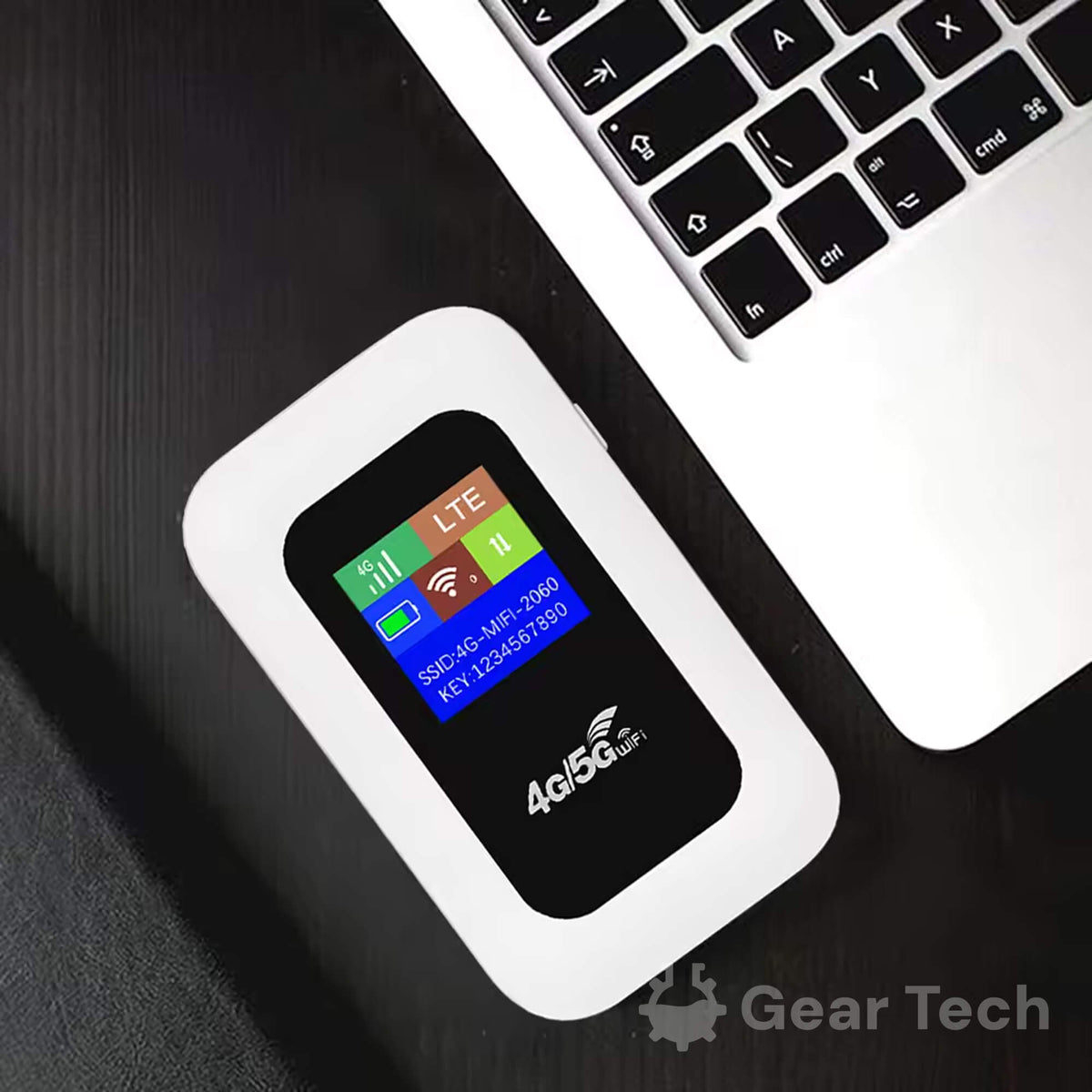 Draagbare 5G WiFi Router - Veilige Mobiele Internetverbinding voor Camper, Caravan en Reizen | 10 Apparaten | 150 Mbps