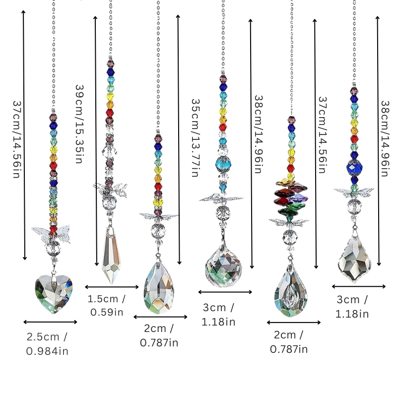 Regenboog Suncatcher Set met Kristallen Vlinders Prisma's voor Raamdecoratie Lichtreflectie Sfeervolle Woning