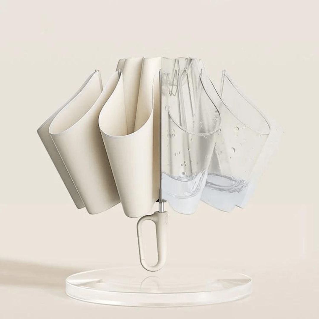 Automatische Opvouwbare Paraplu - Windbestendig Frame - Compact & Sterk - Knopdrukmechanisme - Waterafstotend Doek - Regenparaplu voor Stad & Reis