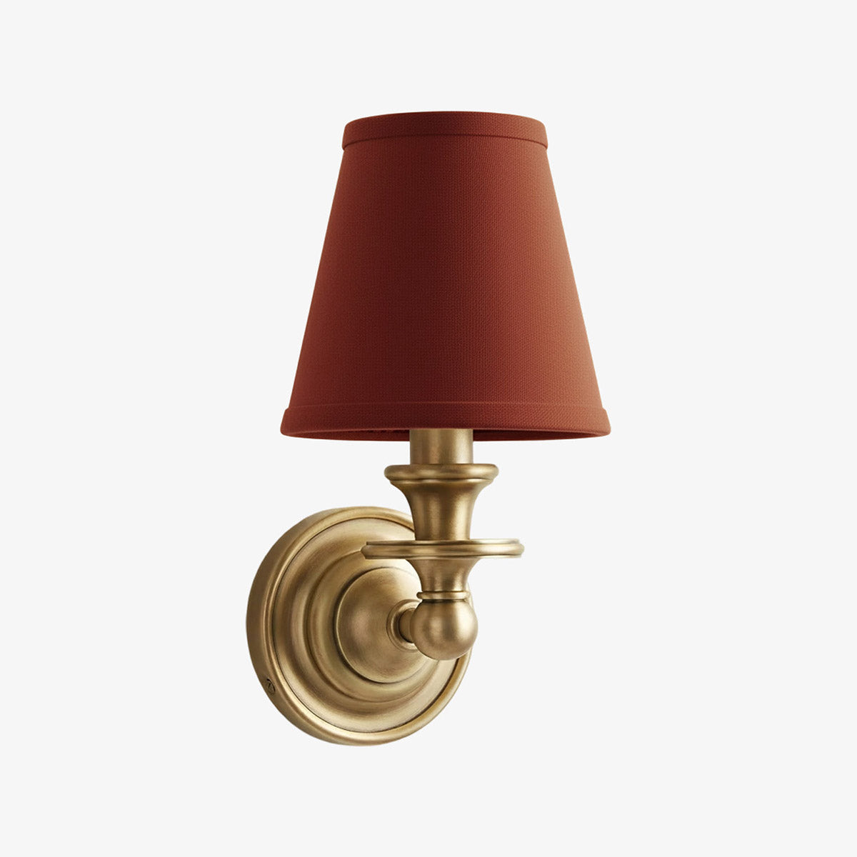 Wandlamp met stoffen kap en zwanenhalsarm - smeedijzeren armatuur met verstelbare leeslamp
