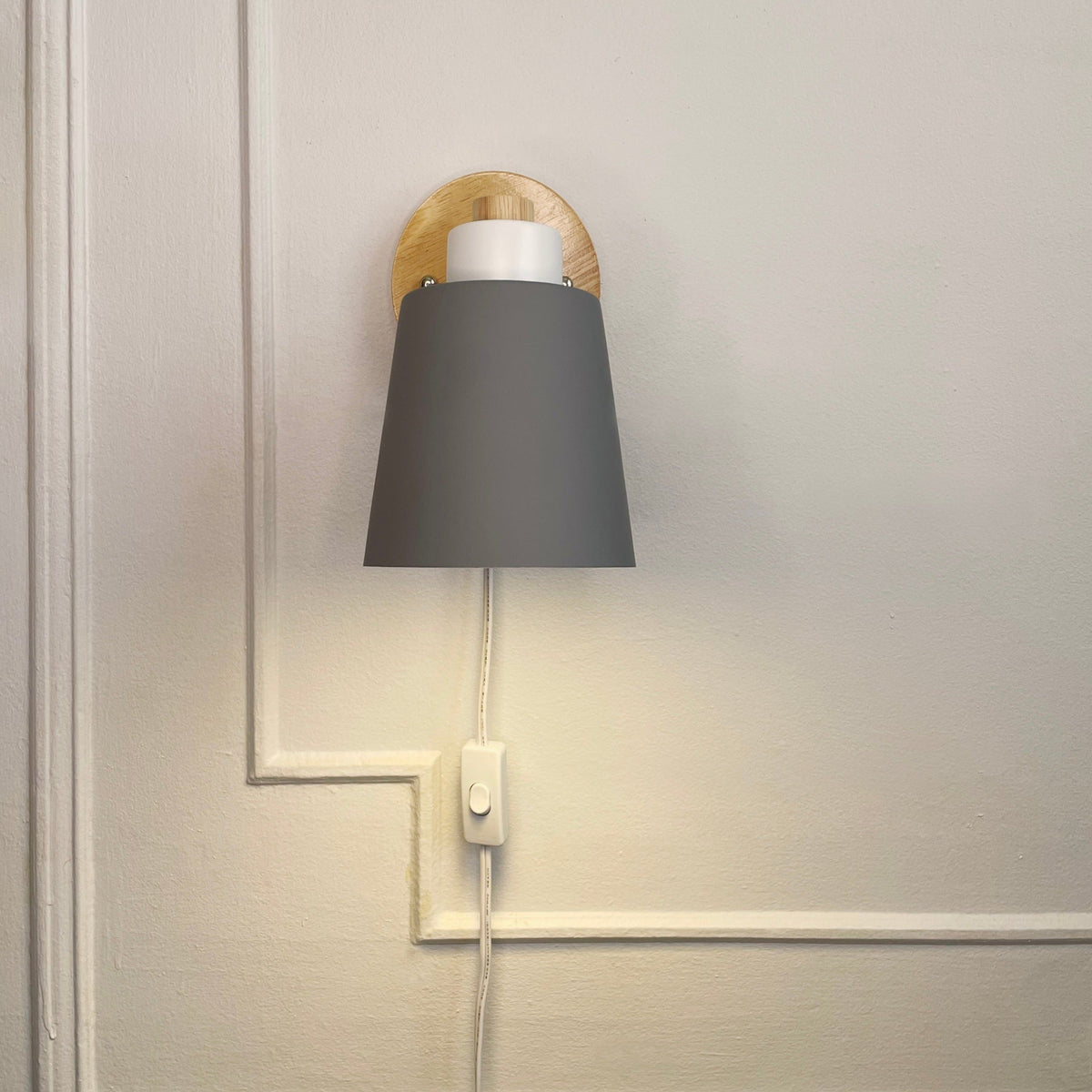 Wandlamp Hout Metaal Draaibaar E27 Leeslamp Slaapkamer Woonkamer Scandinavisch