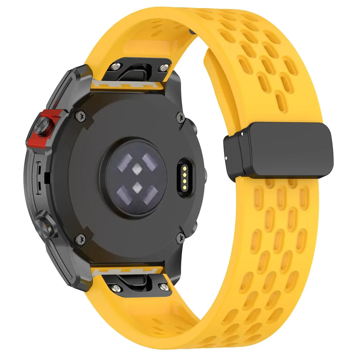 Siliconen Smartwatchband Ademend QuickFit Sport Polsband Vervanging 20mm 22mm 26mm Horloge Accessoire