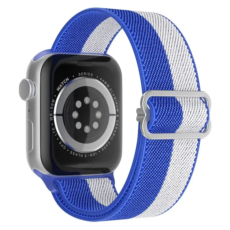 Elastische Nylon Smartwatchband Verwisselbaar Polsbandje Comfortabel Duurzaam Design Sportief Actief