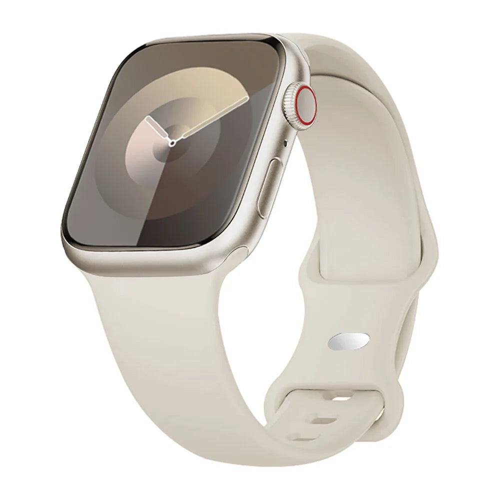 Siliconen Horlogebandje Waterbestendig Flexibel Sportband 38-49mm Smartwatch Polsband Vervangbaar Verstelbaar