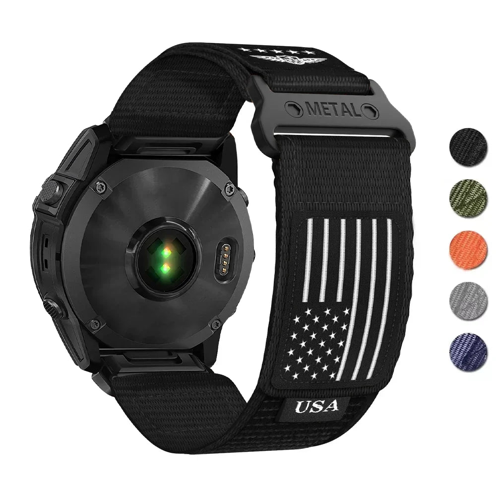 Nylon Smartwatch Bandje Verstelbaar Sport Horloge Band 20mm 22mm 26mm Duurzaam Comfortabel Polsband Actief