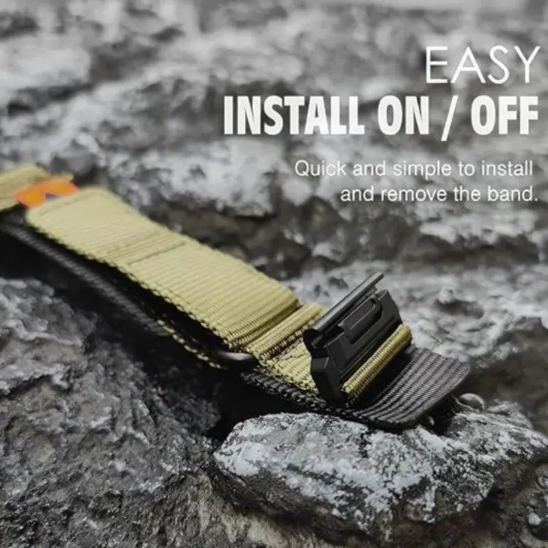 Nylon Horlogeband met Snelsluiting 22mm 26mm Smartwatch Polsband Sportief Comfortabel Verstelbaar Ademend