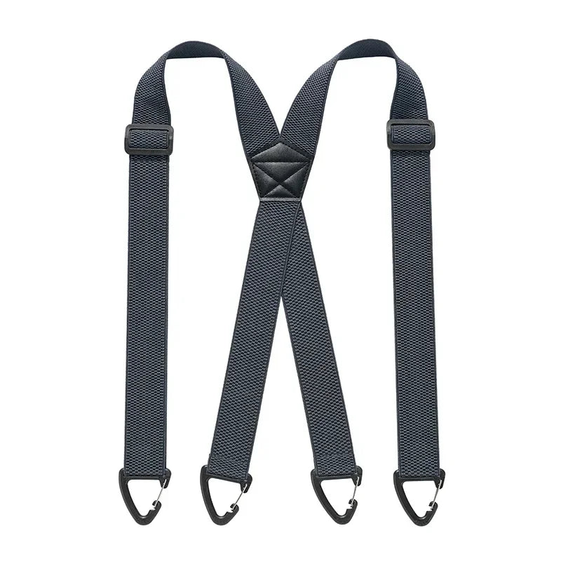 Verstelbare Bretels Heren X-Rug Y-Vorm Elastisch 3,5cm Breed Metalen Clips Werkkleding Casual Formeel