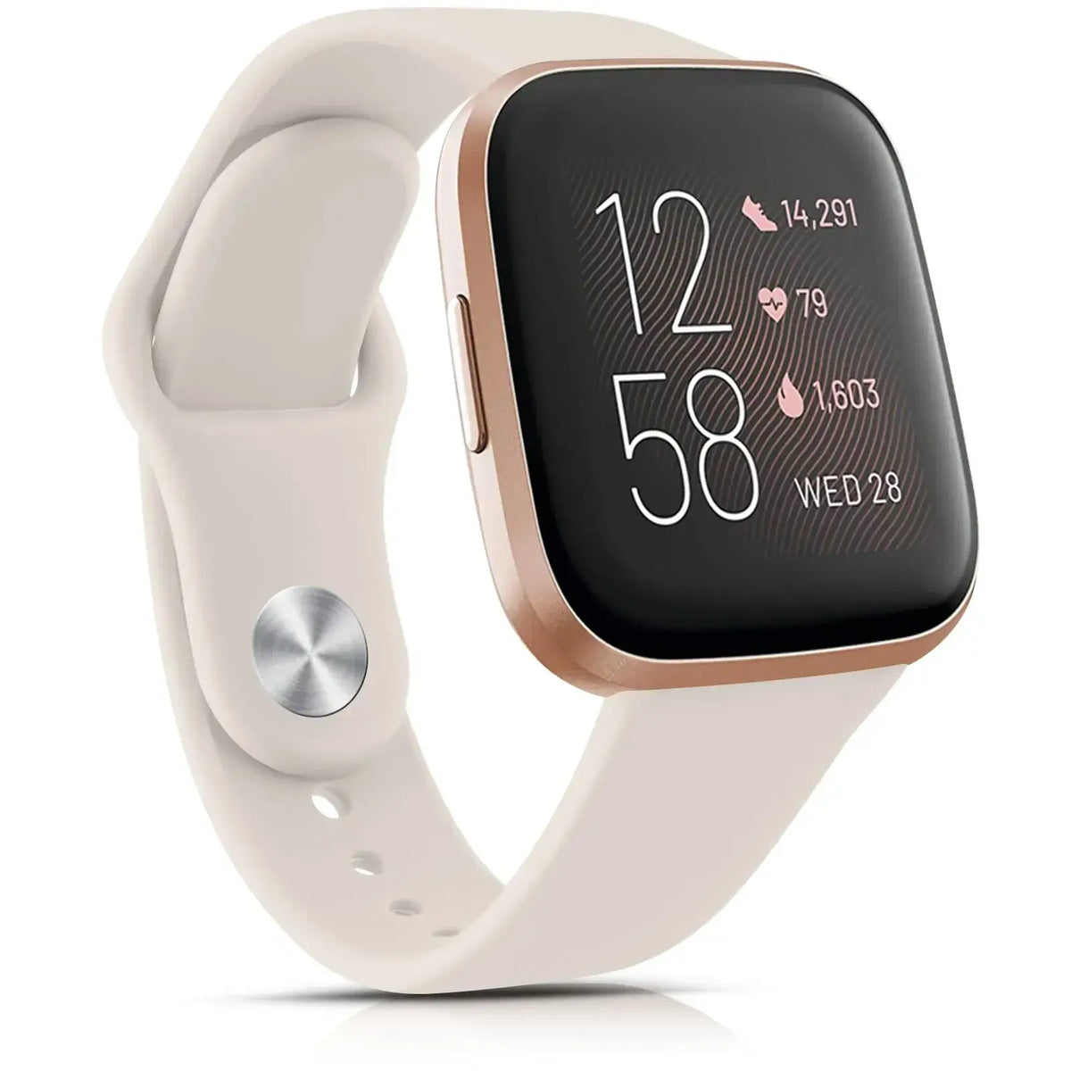 Siliconen Smartwatch Band Waterbestendig Verstelbaar Sporthorloge Polsbandje Fitbit Compatibel Actief