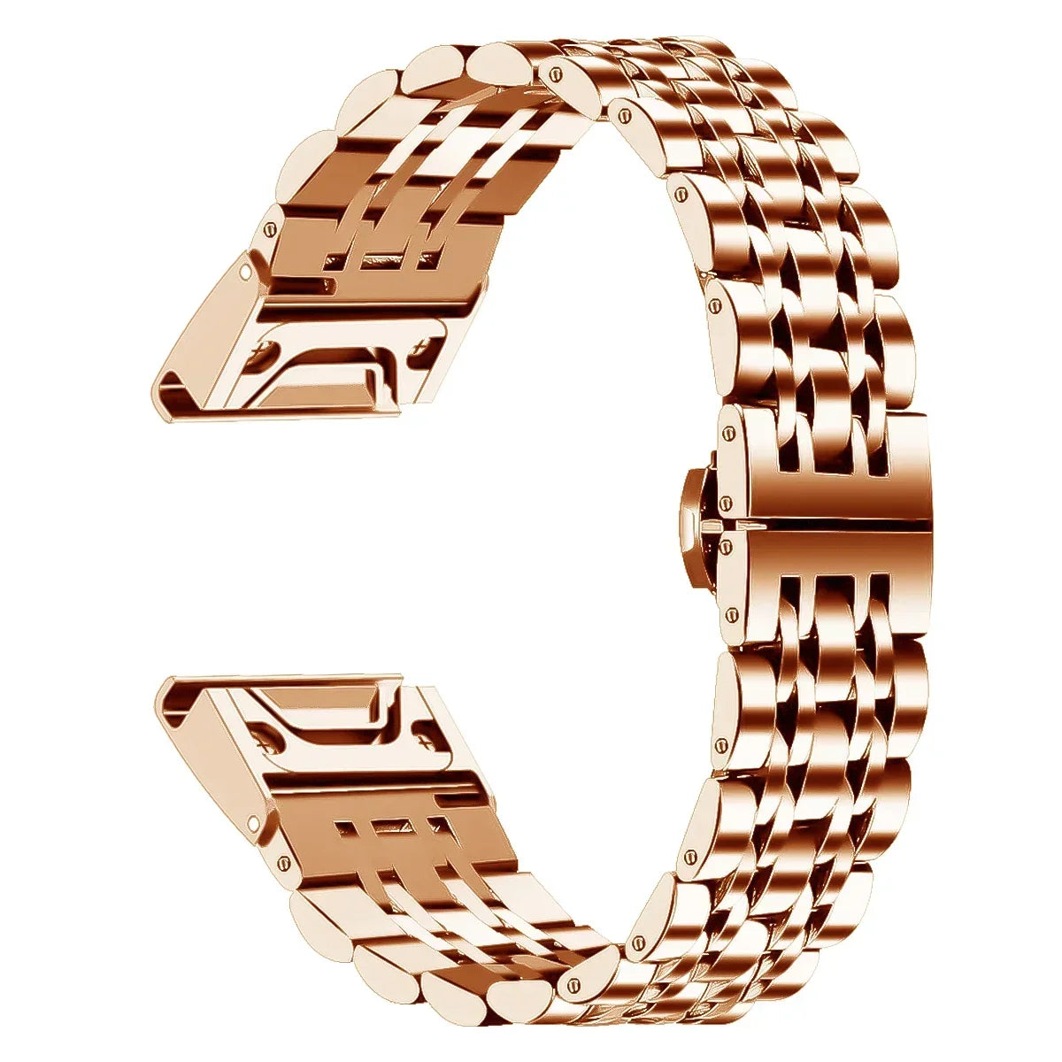 RVS Horlogeband Schakelarmband Metaal 20mm 22mm 26mm Polsband Smartwatch Accessoire Universeel Vervangband