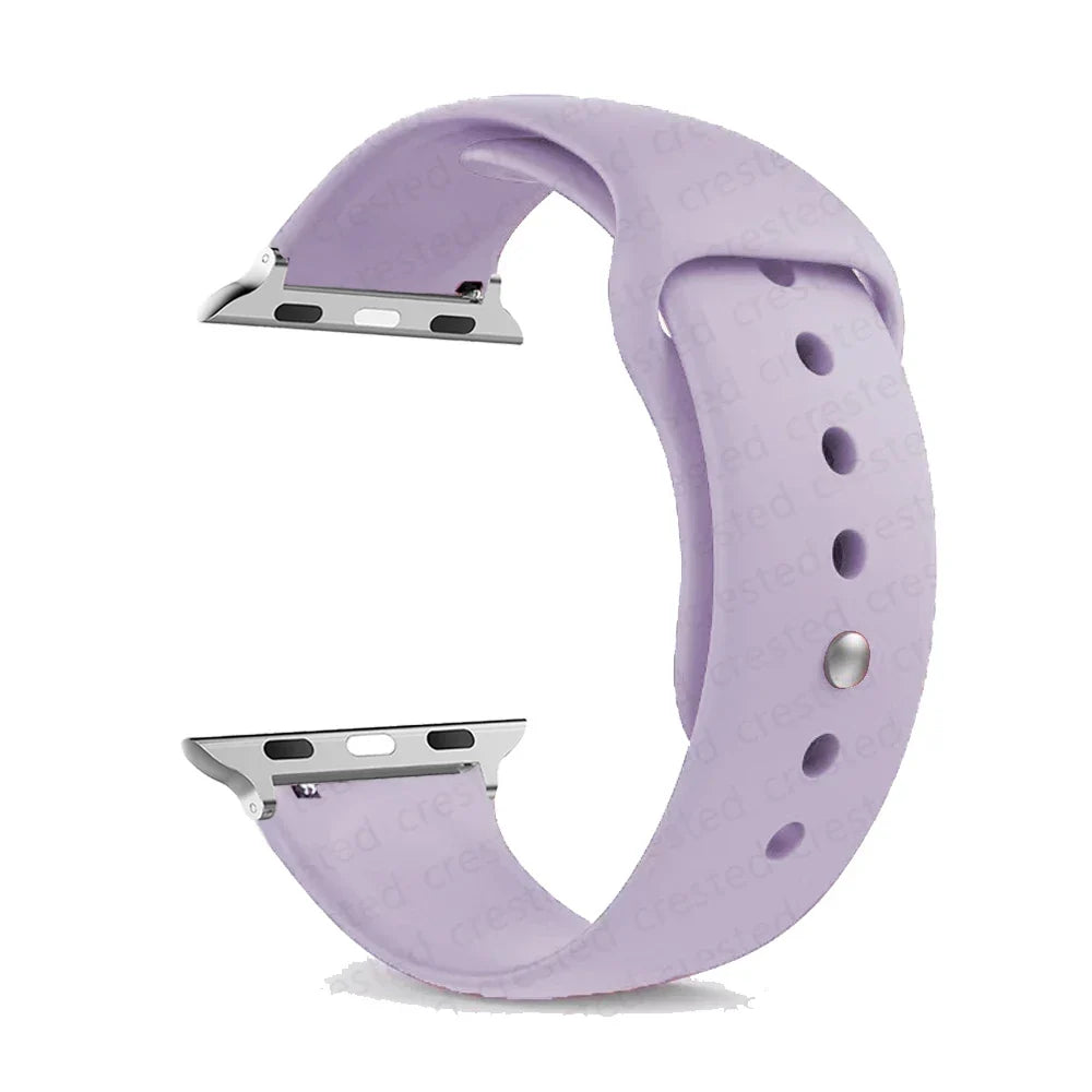 Siliconen Horlogeband Waterdicht met Verstelbare Sportgesp voor Smartwatch 38-49mm Sportief Comfortabel