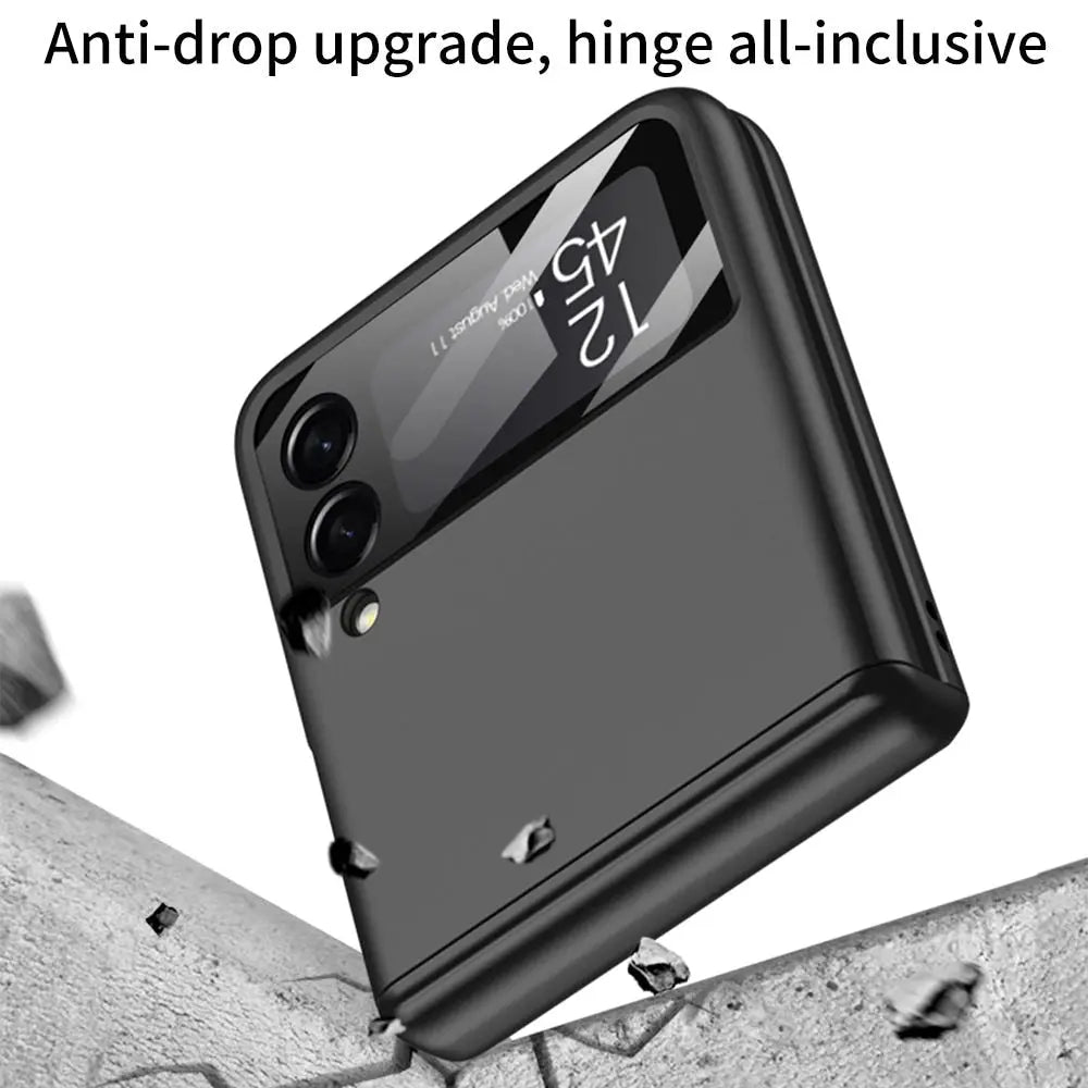 Beschermhoes Samsung Galaxy Z Flip 4 met Draadloos Laden Valbestendig Flexibel Design Duurzame Telefoonhoes