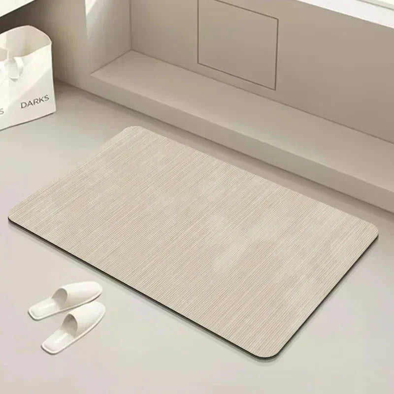 Diatomiet Badmat Antislip Absorberend 40x60cm Sneldrogend Badkamer Duurzaam Diatomeeënaarde Eco Badkamertapijt