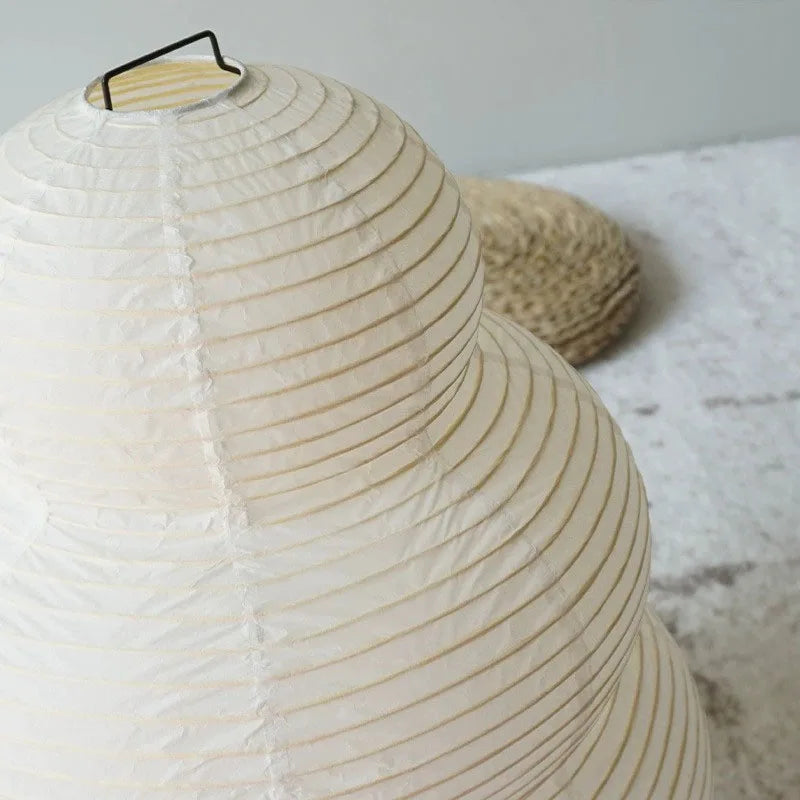 Japanse Staande Lamp 60cm Papier Metaal E27 Dimbaar Warm Sfeerlicht voor Woonkamer Slaapkamer Moderne Vloerlamp