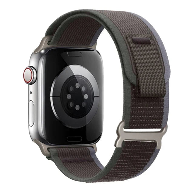 Nylon Smartwatchband Trail Loop - Verstelbaar Sportbandje met Duurzame Gesp - Veelkleurig Polsband Actief