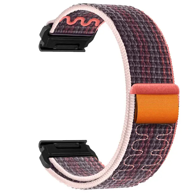 Verstelbare Nylon Sportband voor Smartwatch - Ademend Klittenband Polsbandje 20mm 22mm 26mm Fitnesstracker