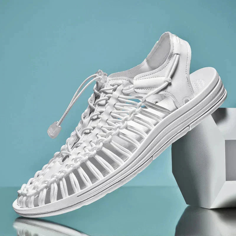 Gevlochten Dames Sandalen - Ademend Design - Lichtgewicht Zomerschoeisel - Flexibele Gummizool - Meerdere Kleuren Verkrijgbaar