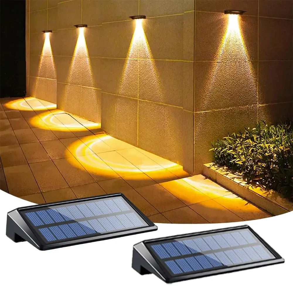 Zonne-energie Sfeerverlichting 2-Delige Set - Automatische Schemeringssensor Tuinverlichting voor Pad, Terras & Tuin