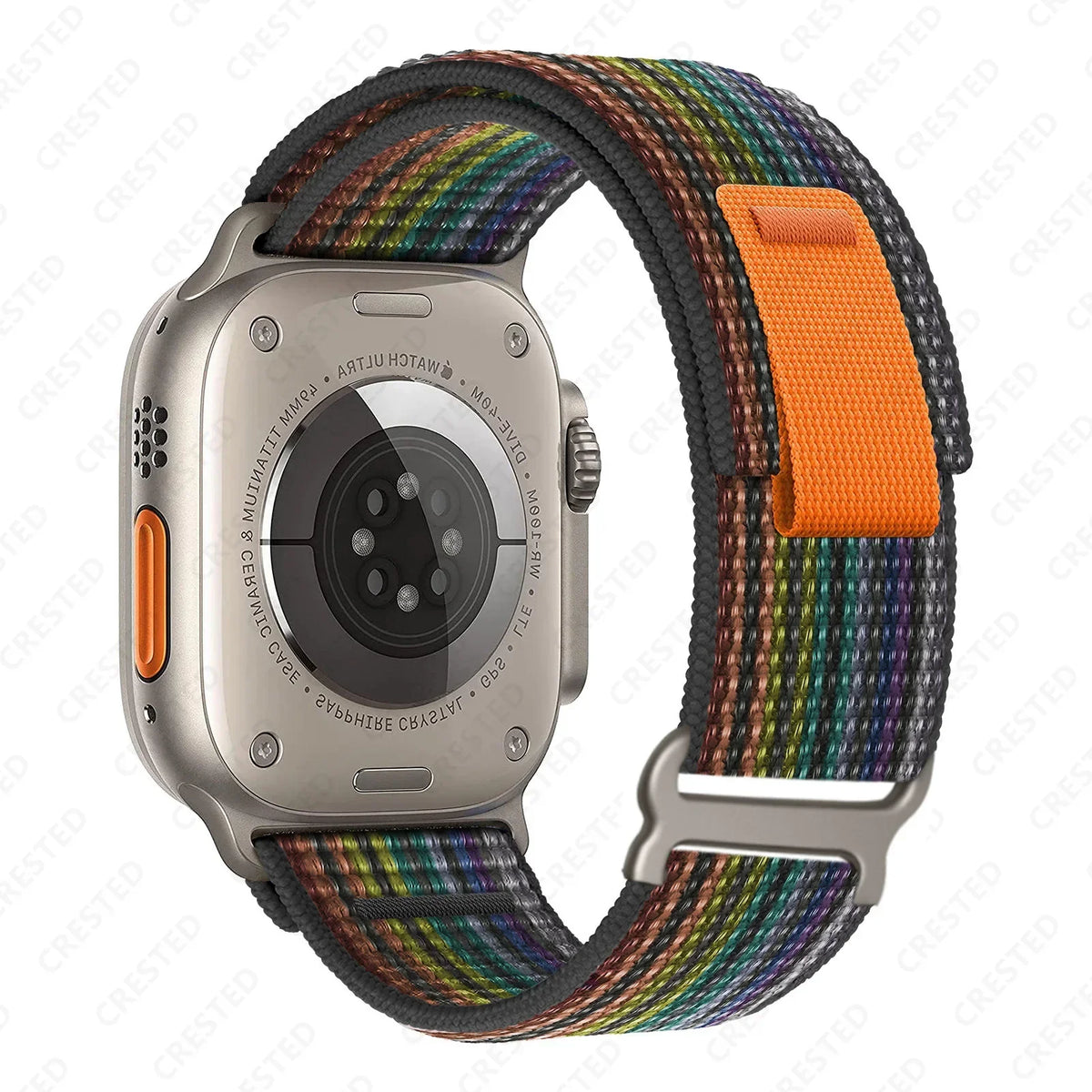 Nylon Smartwatchband Trail Loop - Verstelbaar Sportbandje met Duurzame Gesp - Veelkleurig Polsband Actief