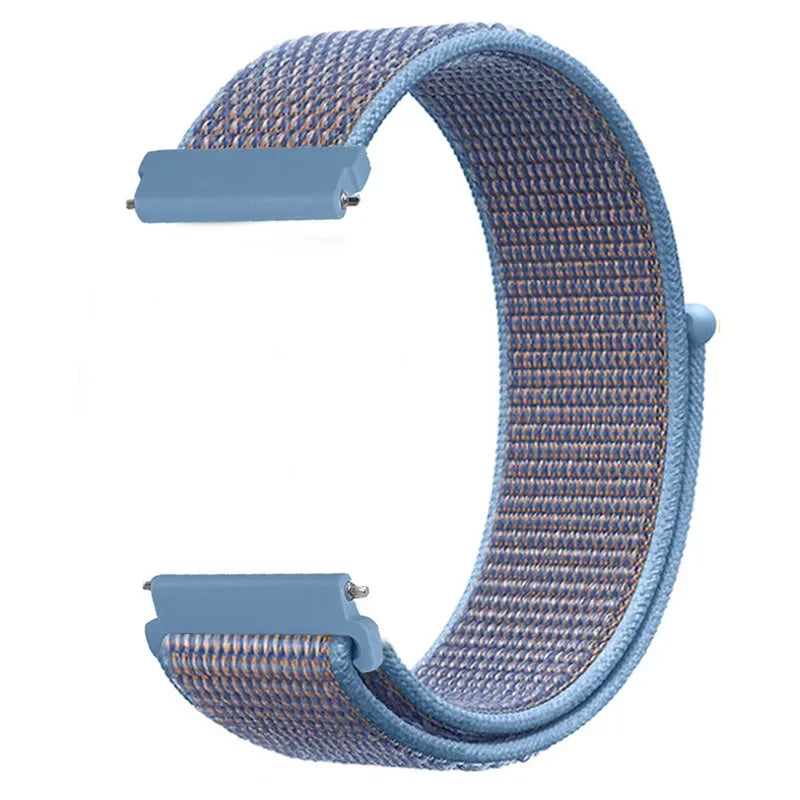 Verstelbare Nylon Sportband voor Smartwatch 20mm 22mm Ademend Polsband Sporthorloge Lichtgewicht Fitness