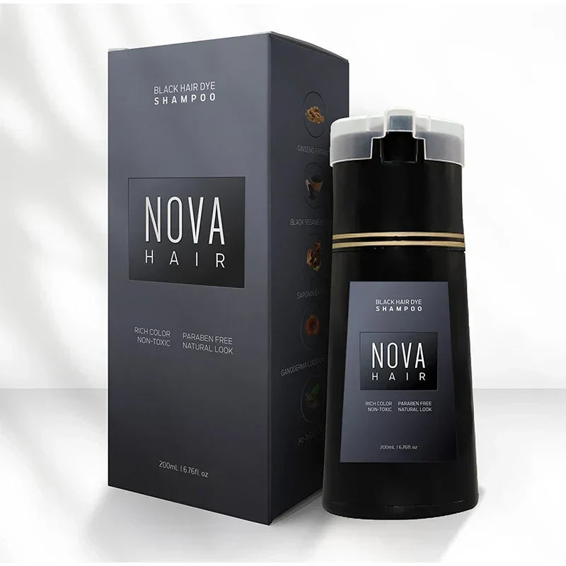 Kleurshampoo 200 ml voor Natuurlijk Uitziend Haar - Snelle Verzorging en Kleur in Één Stap