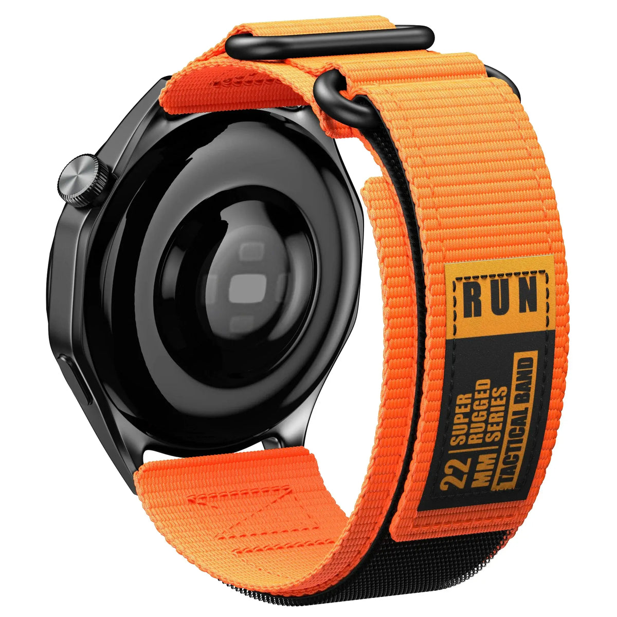 Smartwatch Bandje Nylon met Klittenband Verstelbaar 20mm 22mm Sportief Ademend Polsband voor Hardlopen Fitness