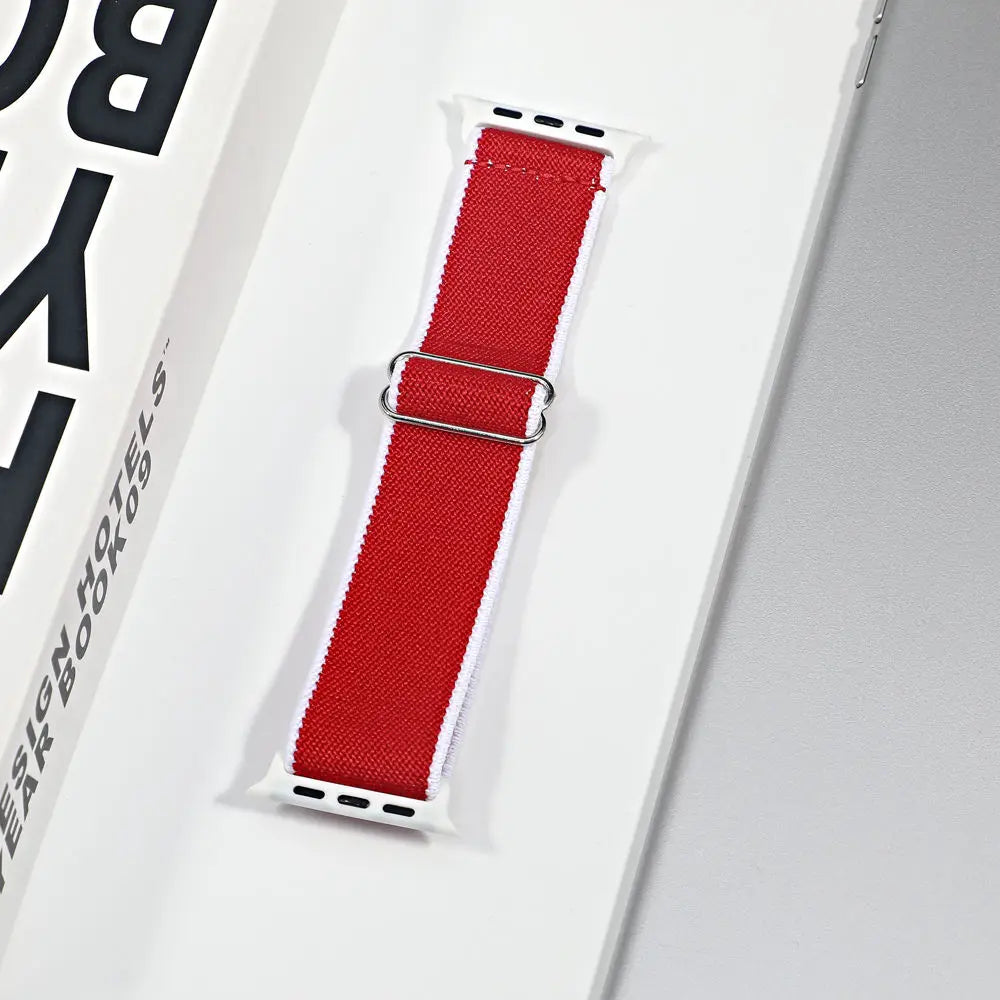 Nylon Sportband voor Smartwatch Ademend Verstelbaar Stijlvol Comfortabel Horloge Bandje voor Dagelijks Gebruik