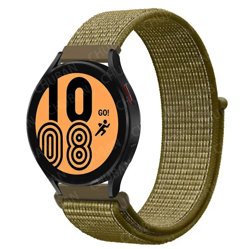 Nylon Sportband Smartwatch 20mm 22mm Ademend Lichtgewicht Loop Polsband Verstelbaar Training Fitness
