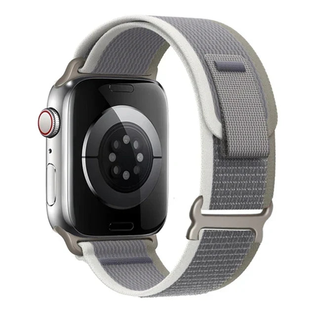 Nylon Smartwatchband Trail Loop - Verstelbaar Sportbandje met Duurzame Gesp - Veelkleurig Polsband Actief