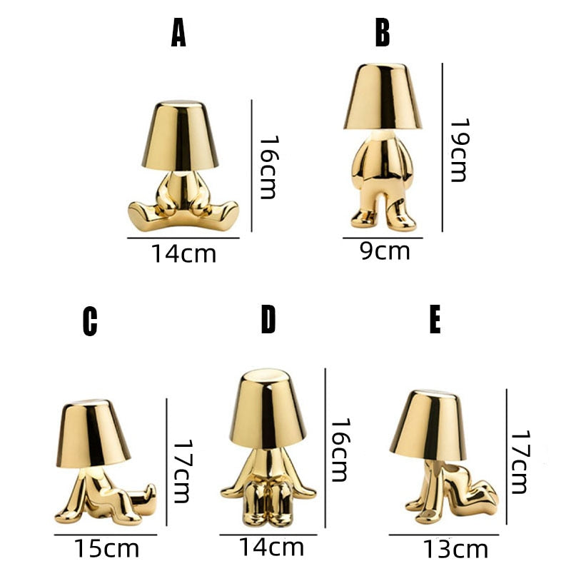 Draadloze Oplaadbare Sfeerlamp Met Warm Licht En Touchbediening Voor Rustige Interieurs