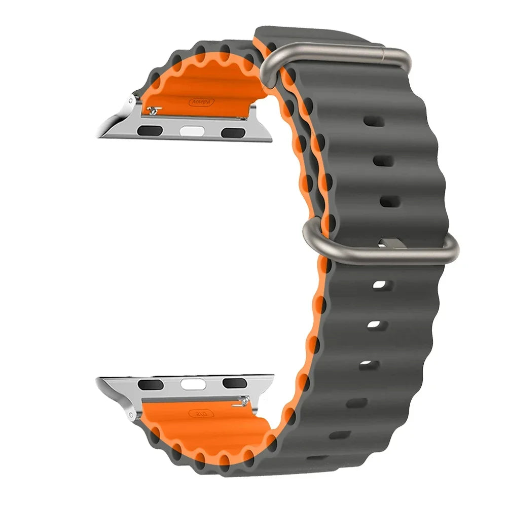 Siliconen Smartwatch Bandje Waterbestendig Ademend Unisex Horlogeband Sportarmband Vervangingsband Polsband