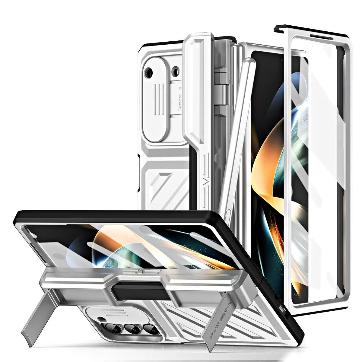 Beschermhoes met Standaard voor Vouwbare Telefoon - Schokbestendig met Schermbescherming en Stijlvol Design