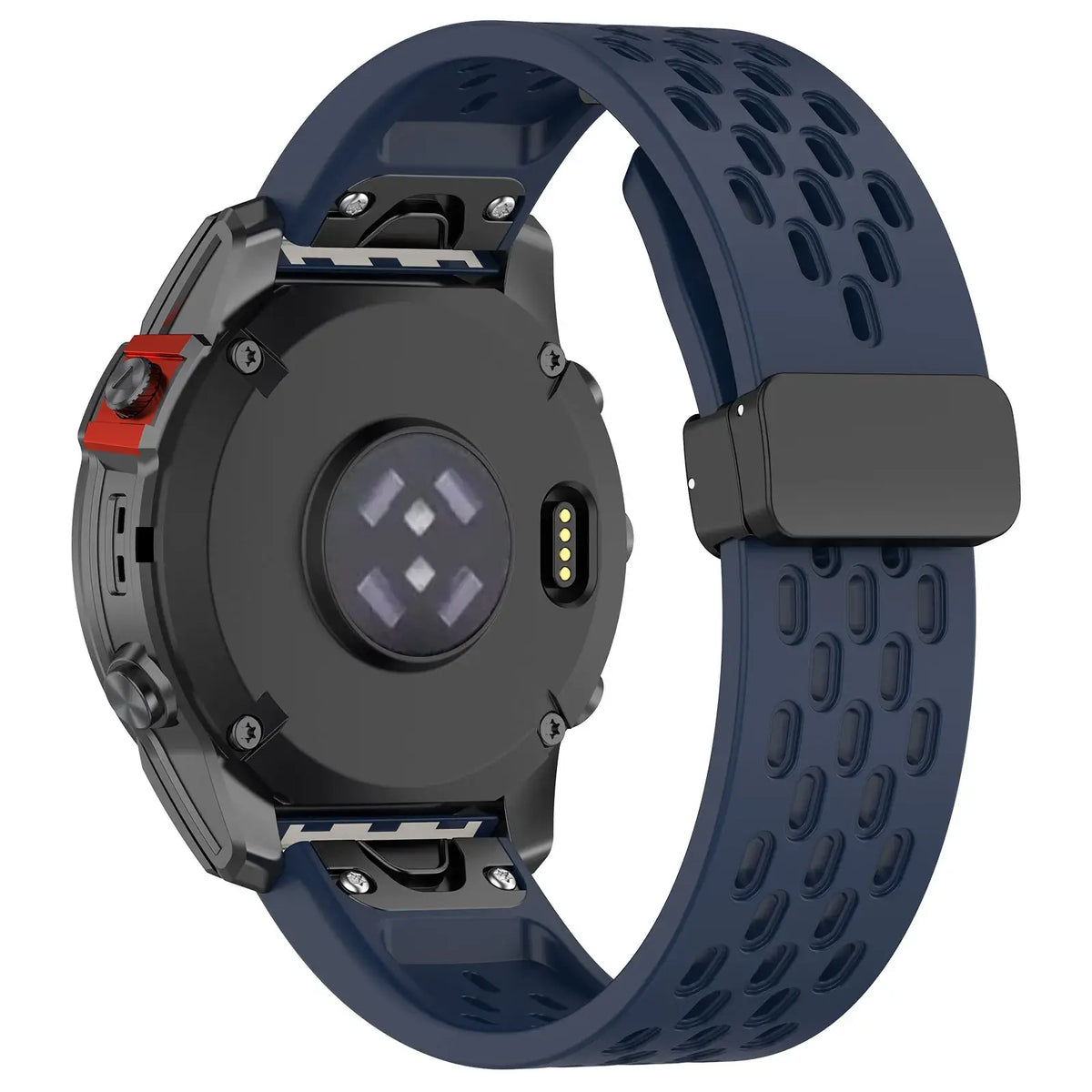 Siliconen Smartwatchband Ademend QuickFit Sport Polsband Vervanging 20mm 22mm 26mm Horloge Accessoire