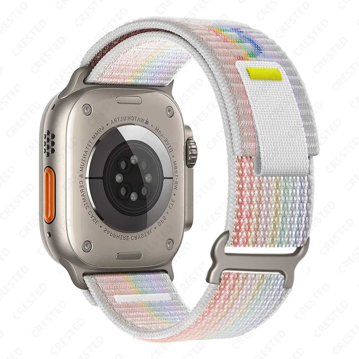 Nylon Smartwatchband Trail Loop - Verstelbaar Sportbandje met Duurzame Gesp - Veelkleurig Polsband Actief