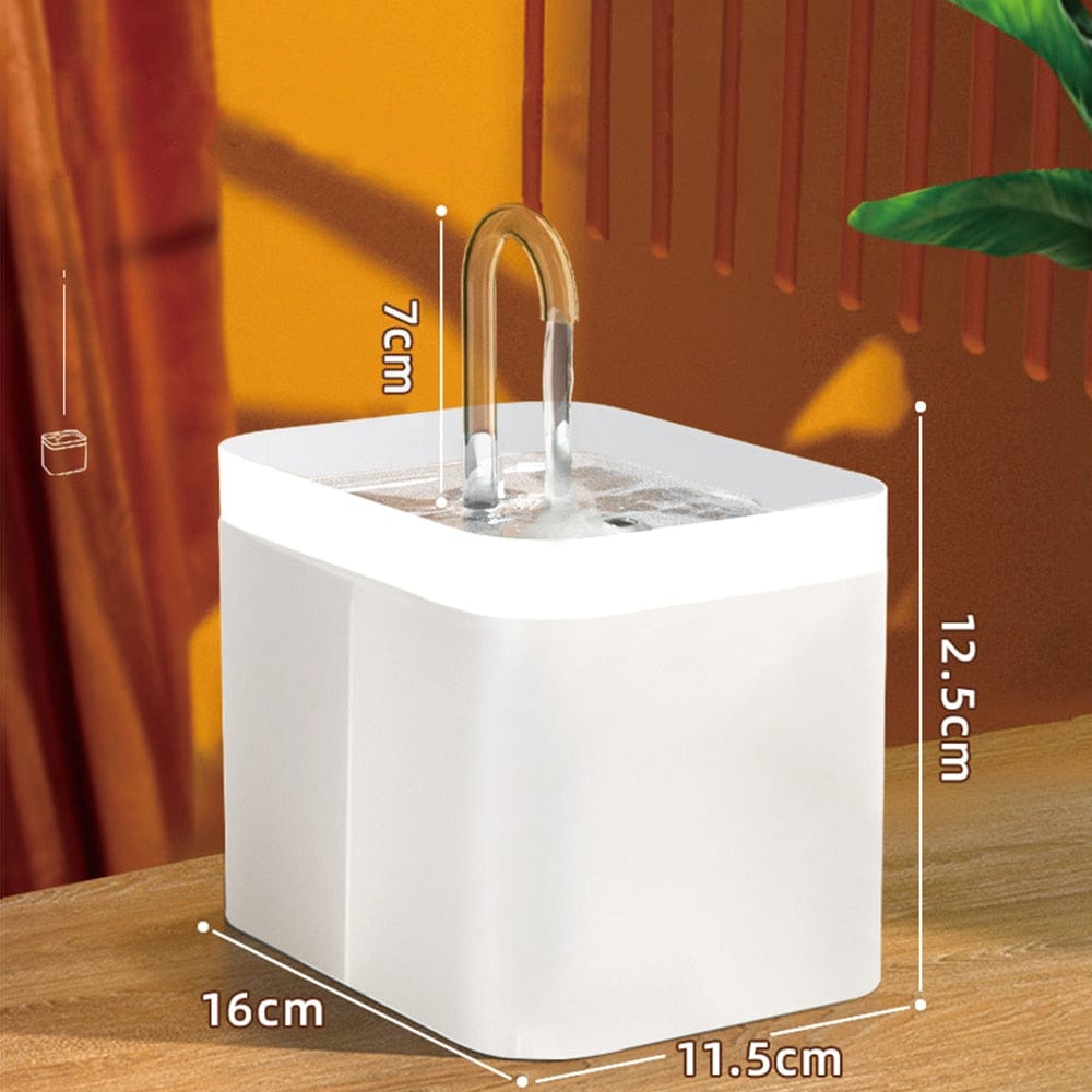Automatische Drinkfontein voor Katten en Honden 2L Reservoir USB Filtratie Waterrecirculatie Huisdier