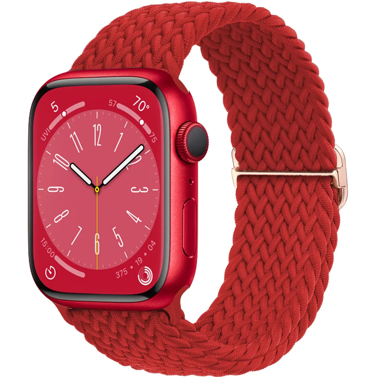 Elastische Gevlochten Smartwatch Bandje Nylon 38mm-49mm Verstelbaar Ademend Sportband voor Apple Watch