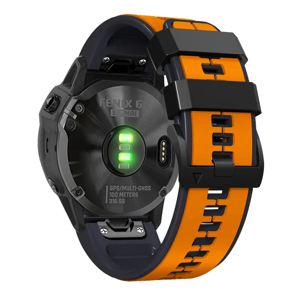 Siliconen Horlogeband met Snelsluiting 22mm 26mm Smartwatch Polsband Sportarmband Comfortabel Waterbestendig
