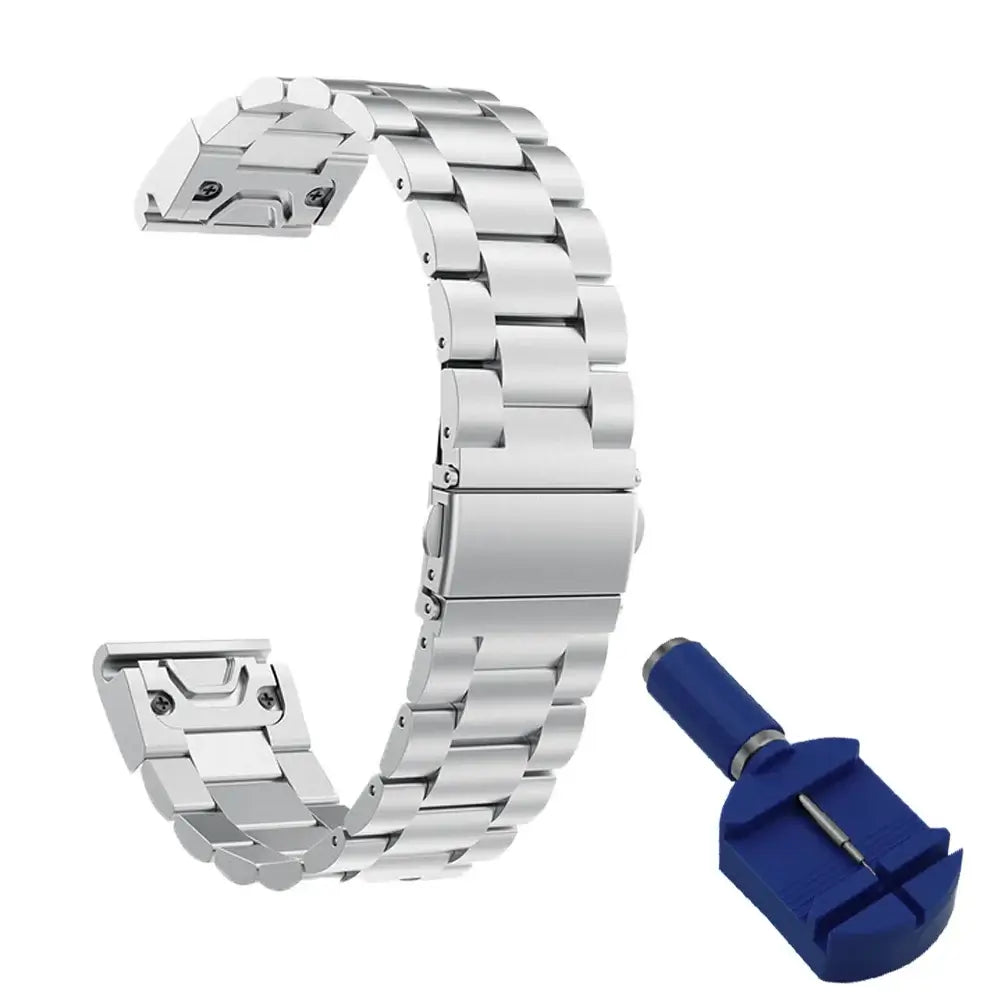 Roestvrijstalen Smartwatch Bandje met QuickFit Systeem 20mm 22mm 26mm Goud Zilver Zwart Polsband Horloge