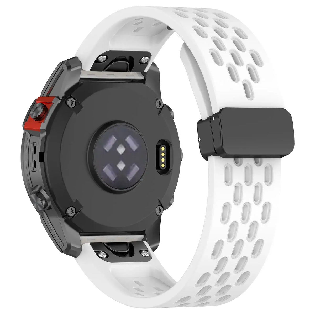 Siliconen Smartwatchband Ademend QuickFit Sport Polsband Vervanging 20mm 22mm 26mm Horloge Accessoire