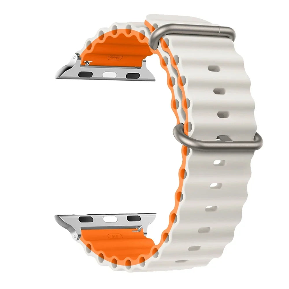 Siliconen Smartwatch Bandje Waterbestendig Ademend Unisex Horlogeband Sportarmband Vervangingsband Polsband