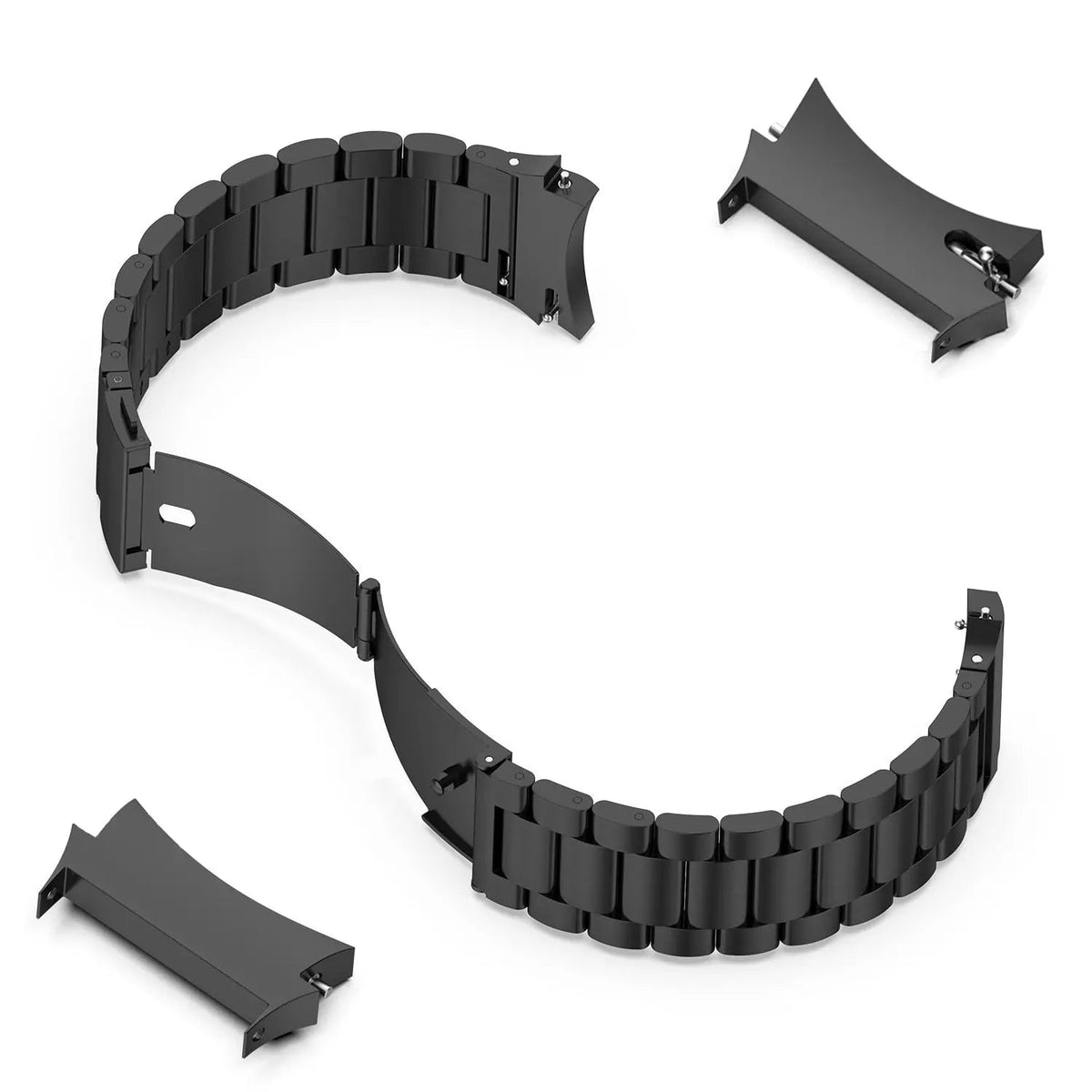 Metalen Smartwatch Bandje 40mm 44mm 42mm 46mm 45mm Verstelbaar RVS Universeel Horloge Band Stijlvol Comfort