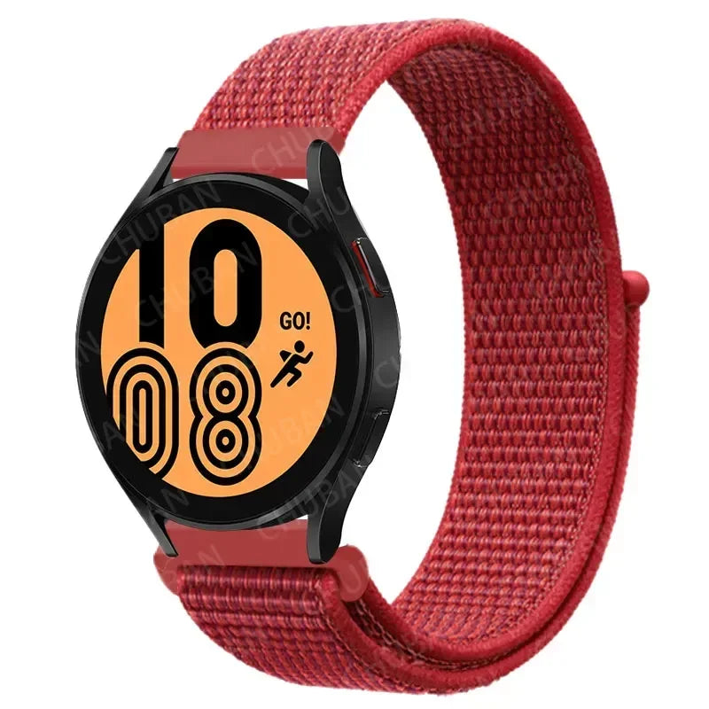 Nylon Sportband Smartwatch 20mm 22mm Ademend Lichtgewicht Loop Polsband Verstelbaar Training Fitness