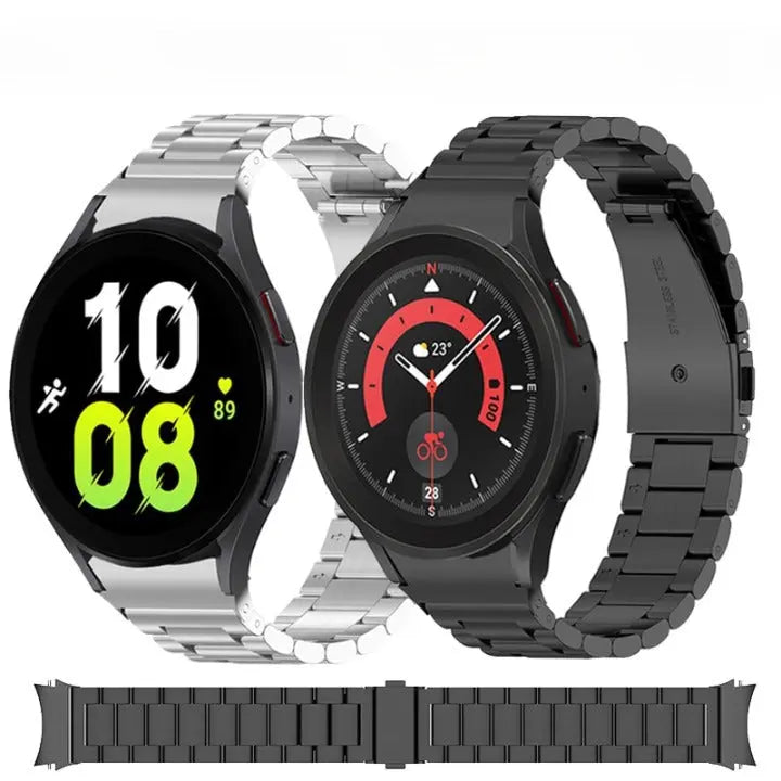 Metalen Smartwatch Bandje 40mm 44mm 42mm 46mm 45mm Verstelbaar RVS Universeel Horloge Band Stijlvol Comfort