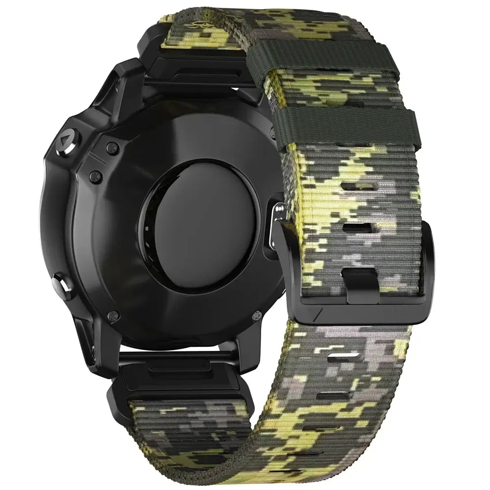 Tactiele Nylon Horlogeband QuickFit 22mm 26mm Smartwatch Vervanging Sport Outdoor Polsband Ademend Comfortabel