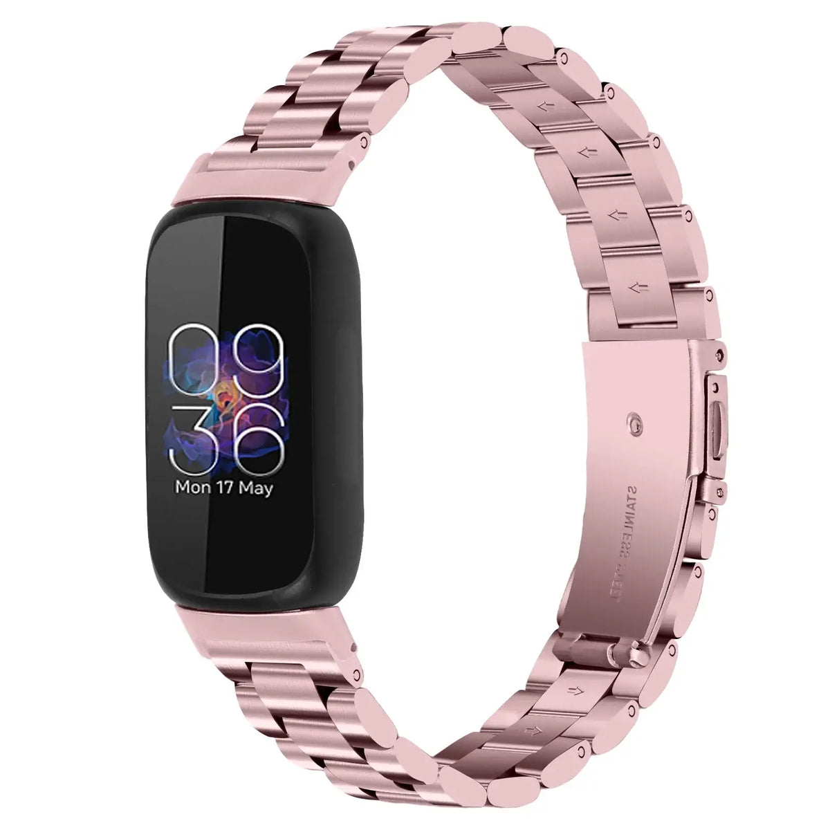 RVS Smartwatch Bandje Metalen Schakelband Verstelbaar Polshorloge Armband Sporthorloge Accessoire Stijlvol