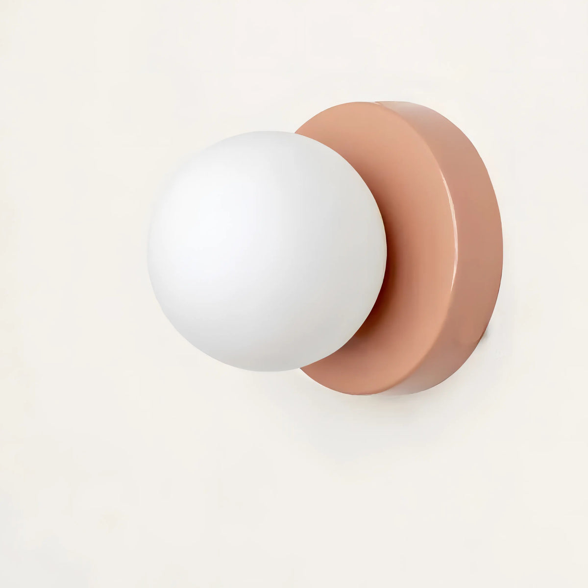 Scandinavische Wandlamp met Glazen Kap - Minimalistische Verlichting voor Woonkamer, Slaapkamer & Gang