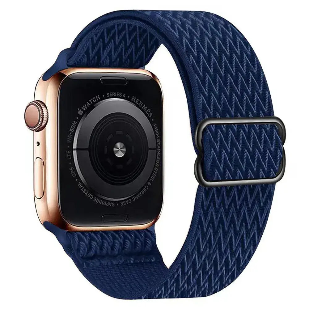 Elastische Nylon Smartwatchband Verwisselbaar Polsbandje Comfortabel Duurzaam Design Sportief Actief